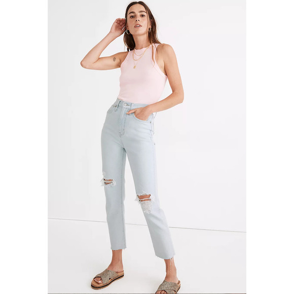 Madewell‎ The Momjean in Harman Wash: Raw-Hem Edition - Picture 1 of 7